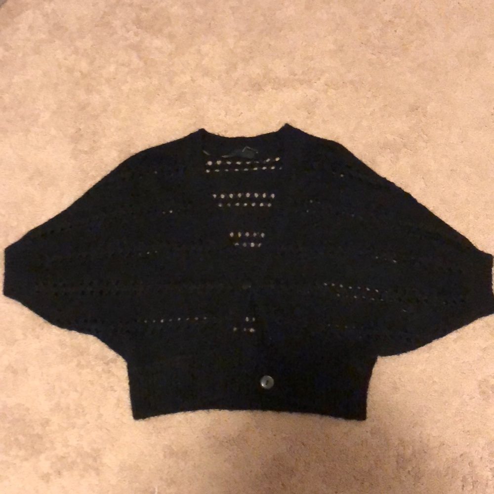 H&M Black shrug sweater